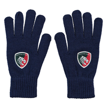 Navy Knitted Gloves