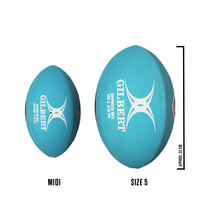 Blue Soundwave Sz 5 Rugby Ball