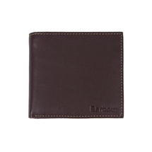 Barbour Elvington Leather Billfold Coin Wallet