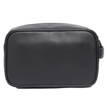 Barbour Logo Leather Washbag