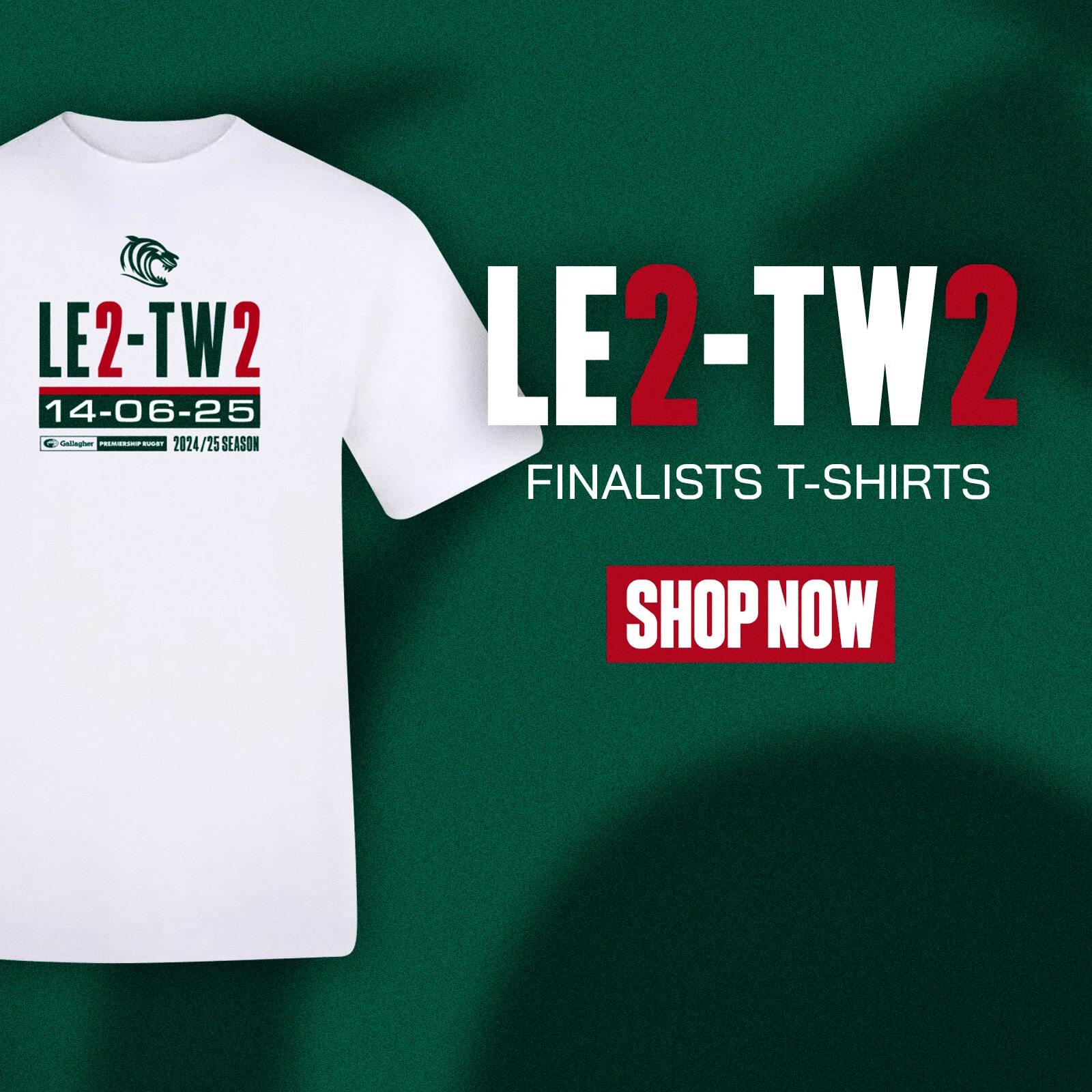 Leicester Tigers Finalists T-Shirts