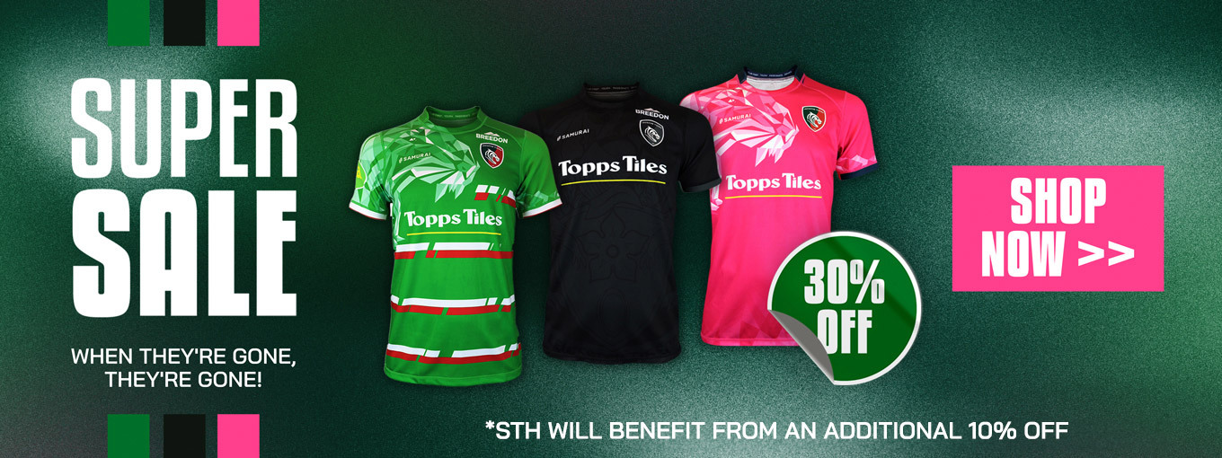 Leicester Tigers - 10 percent off selected Samurai items