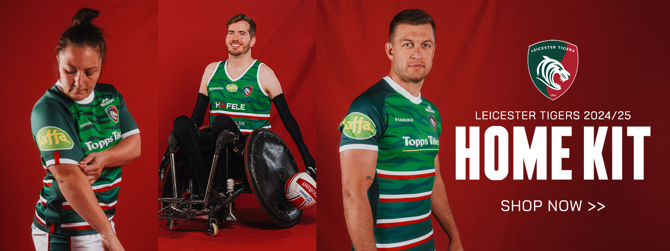 Leicester Tigers 24 25 Home Jersey Pre Order