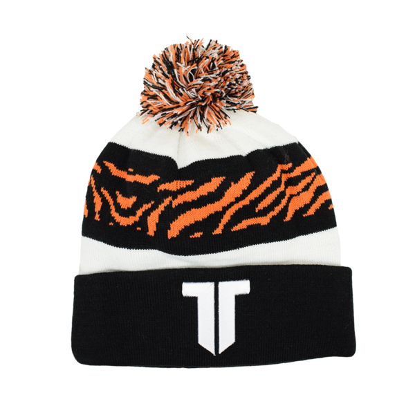 Tiger Print Bobble Hat