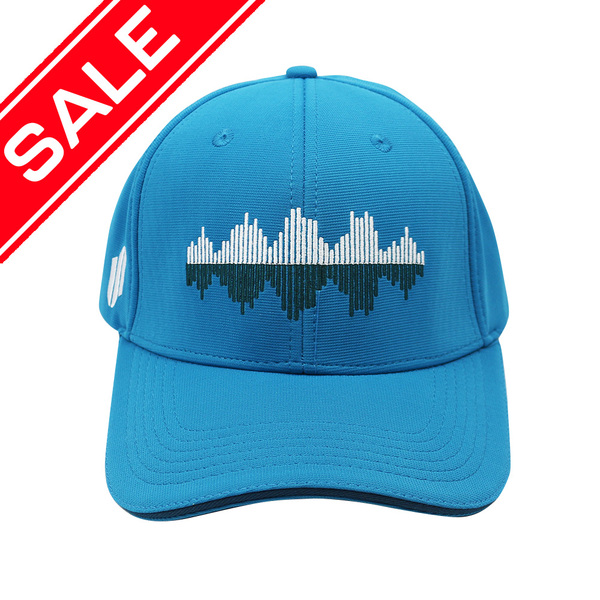 Light Blue Soundwave Cap