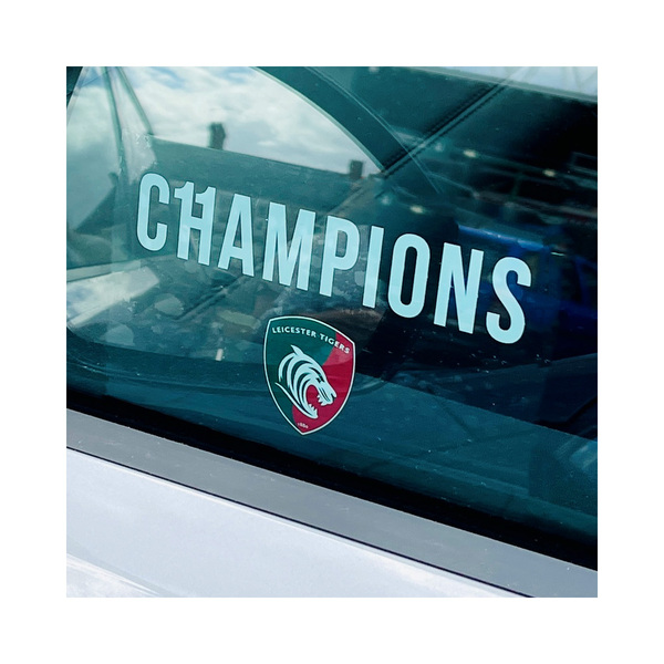 11 x Champions Car Sticker