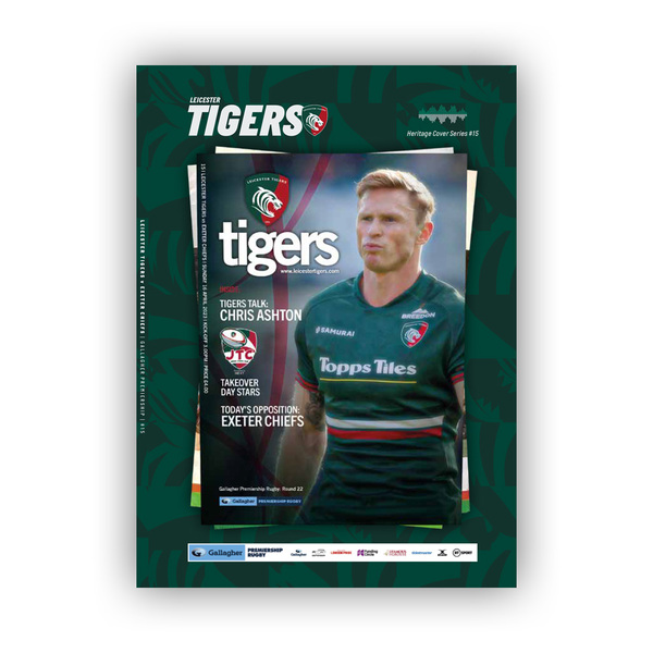 Official Leicester Tigers Club Shop Vs Exeter Chiefs Programme