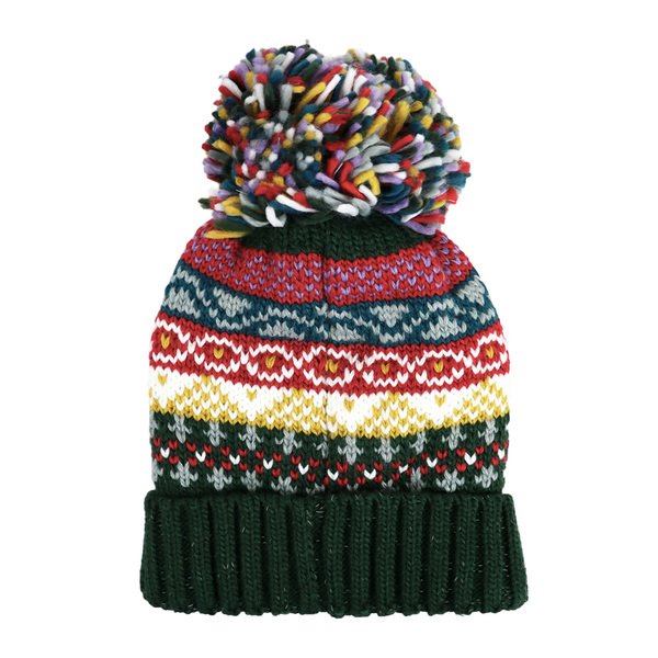 Fairisle Super Bobble Hat