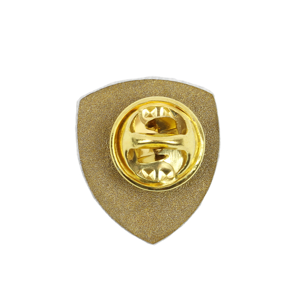 Gold Crest Pin Badge