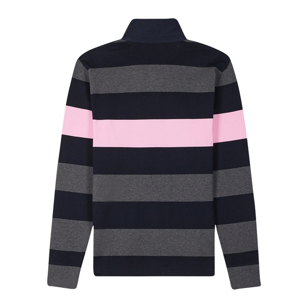 x Eden Park Striped Polo Shirt (Long Sleeved)