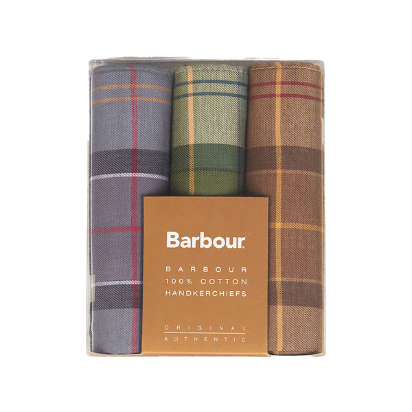 Barbour Tartan Handkerchief Box Set Kit