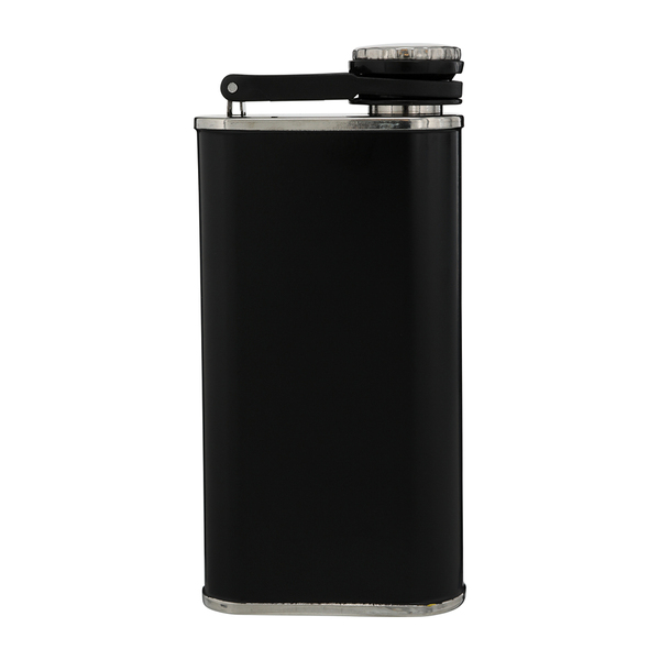 x Classic Easy Fill Wide Mouth Flask | 0.23L - Matte Black Pebble